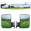 Golf Cart Side View Mirrors and Rear View Mirrors Foldable Universal