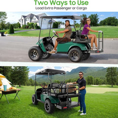 Luxury Golf Cart Flip Seat for EZGO TXT (1995-Up)