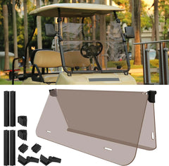 Golf Cart Windshield for Club Car DS 1982-UP Foldable Sport Tinted