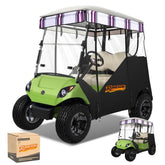 Track Style Golf Cart Enclosure for 2 Passenger Yamaha G29 Drive