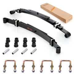 Golf Cart Rear Leaf Spring Kit Heavy Duty - 4-leaf Spring for EZGO TXT 1995-2013