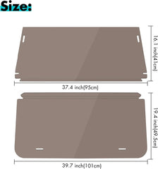 Golf Cart Windshield for Club Car DS 1982-UP Foldable Sport Tinted
