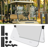 Golf Cart Windshield for Club Car DS 1982-UP Foldable Sport Tinted