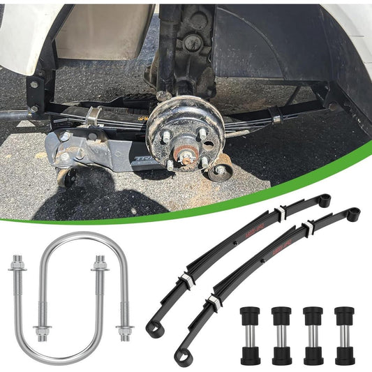 Golf Cart Rear 4-Leaf Springs Kit Heavy Duty For Club Car DS