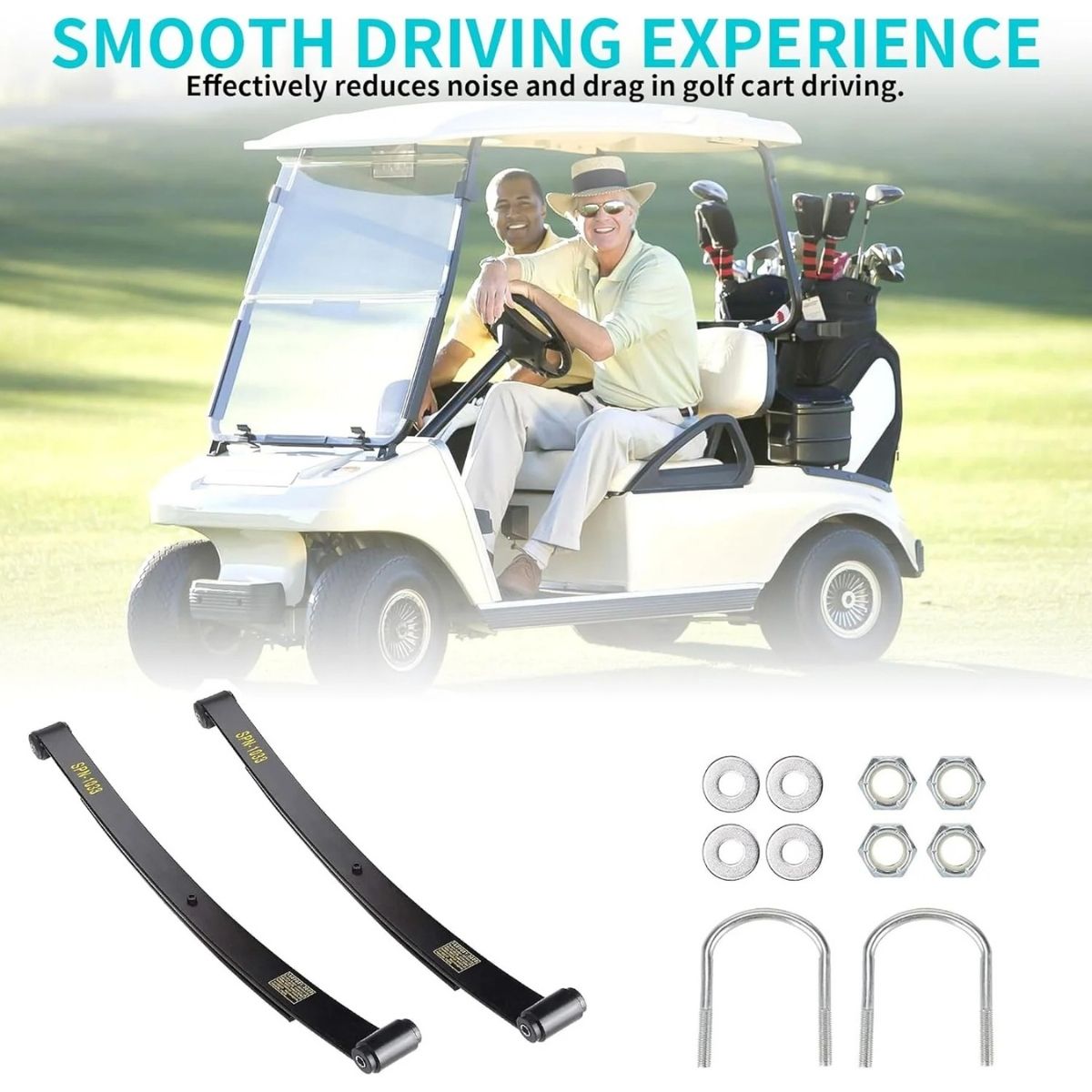 Golf Cart Rear Leaf Spring Kit For EZGO RXV Heavy Duty Secondary image