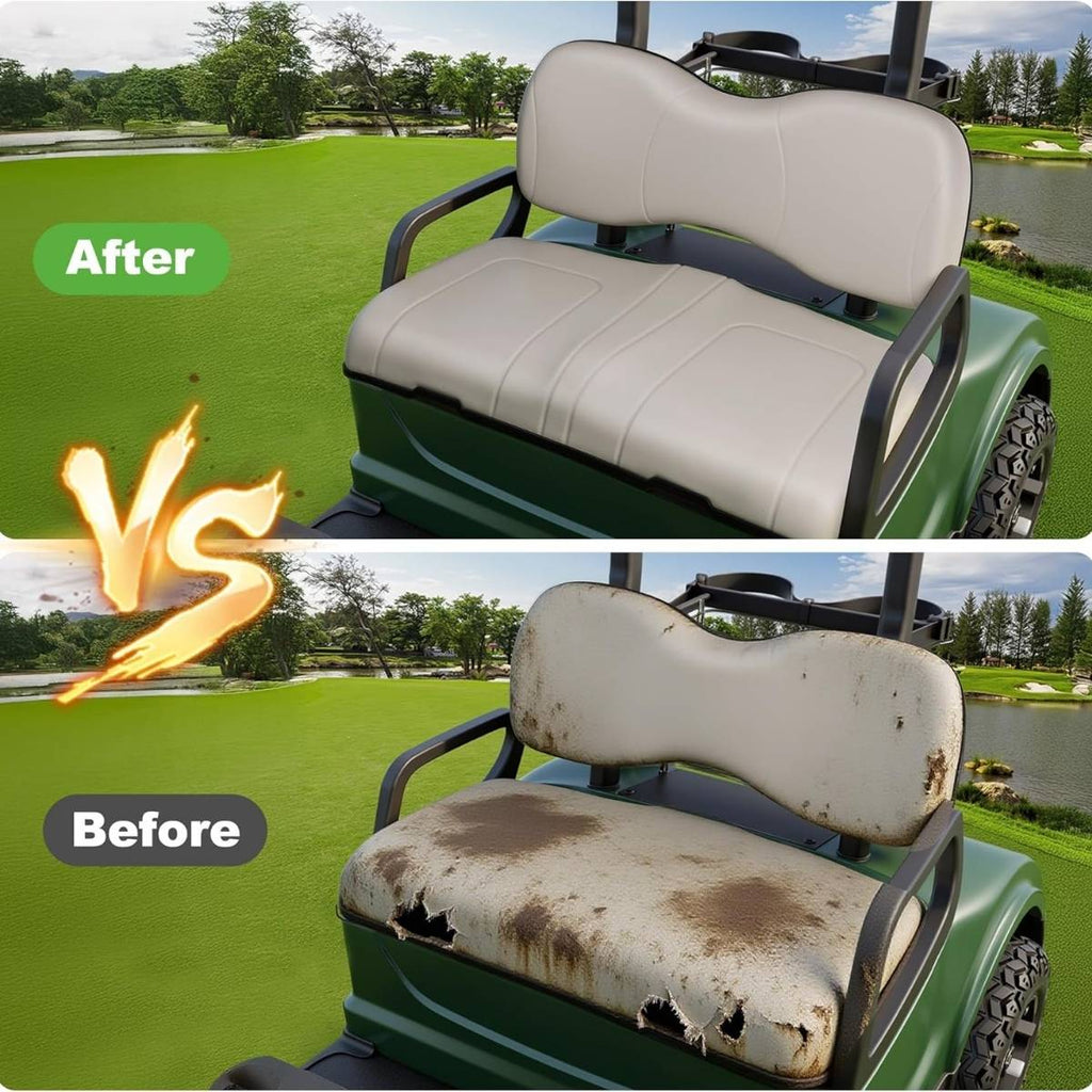Golf Cart Front Seat Cushion Kit - Perfect Fit for Yamaha G29/Drive (2007-2016)