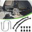 Golf Cart Rear 4-Leaf Springs Kit Heavy Duty For Club Car DS