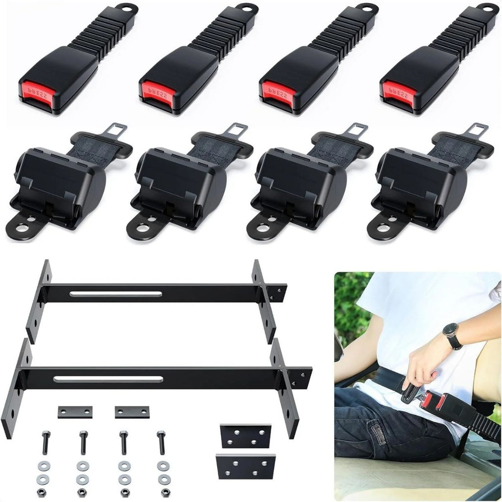 Golf Cart Seat Belts Universal Kit for Club Car EZGO Yamaha