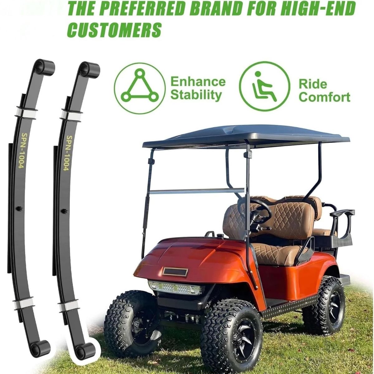 Golf Car Suspension Leaf Spring Kit for Club Car DS 1981-Up Secondary image