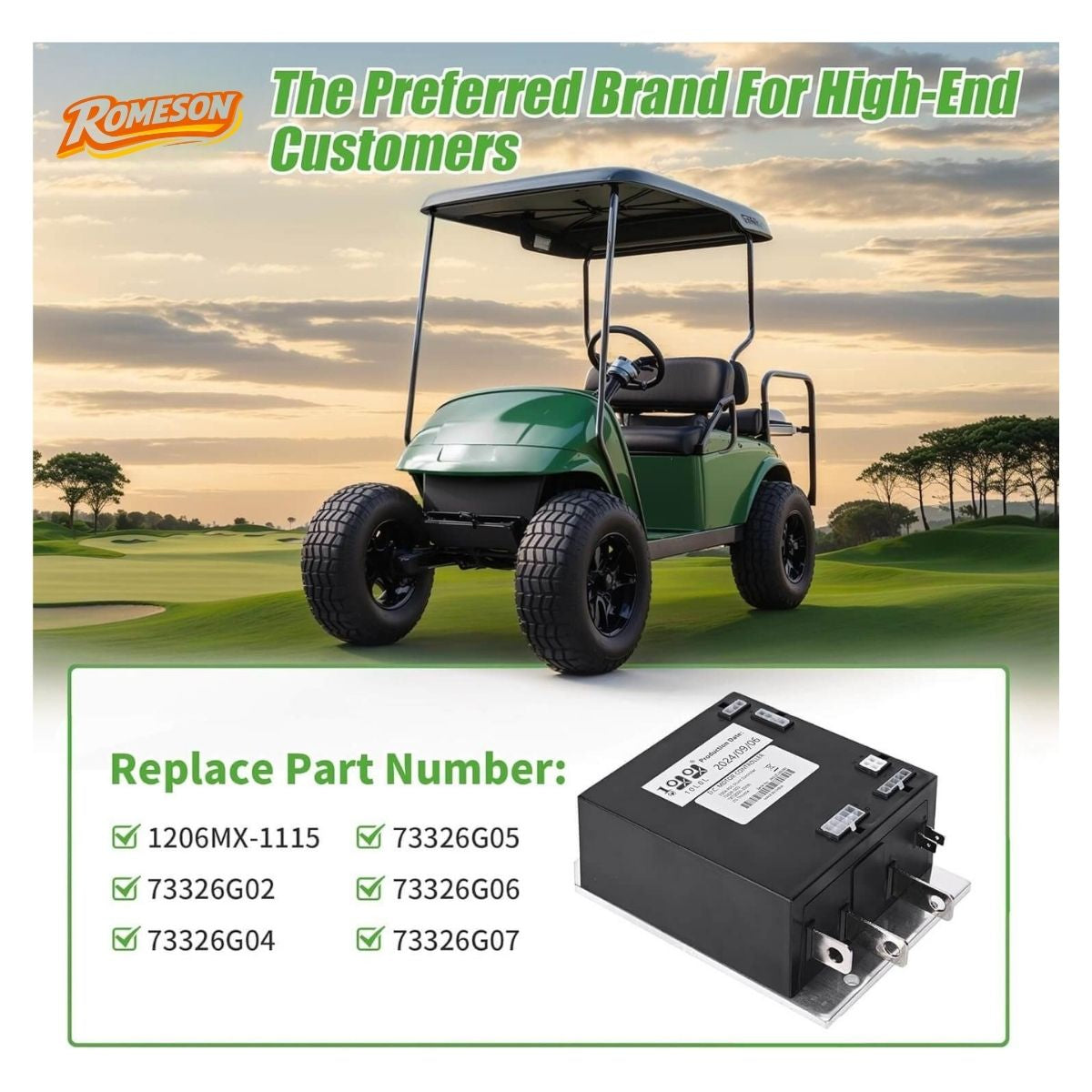 Golf Cart Motor Controller 36V 350A for EZGO TXT 2000-2009 PDS Shunt Controller Secondary image