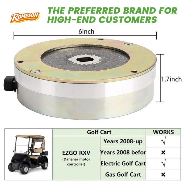Golf Cart Motor Brake for EZGO RXV 48 Volt Electric Upgraded