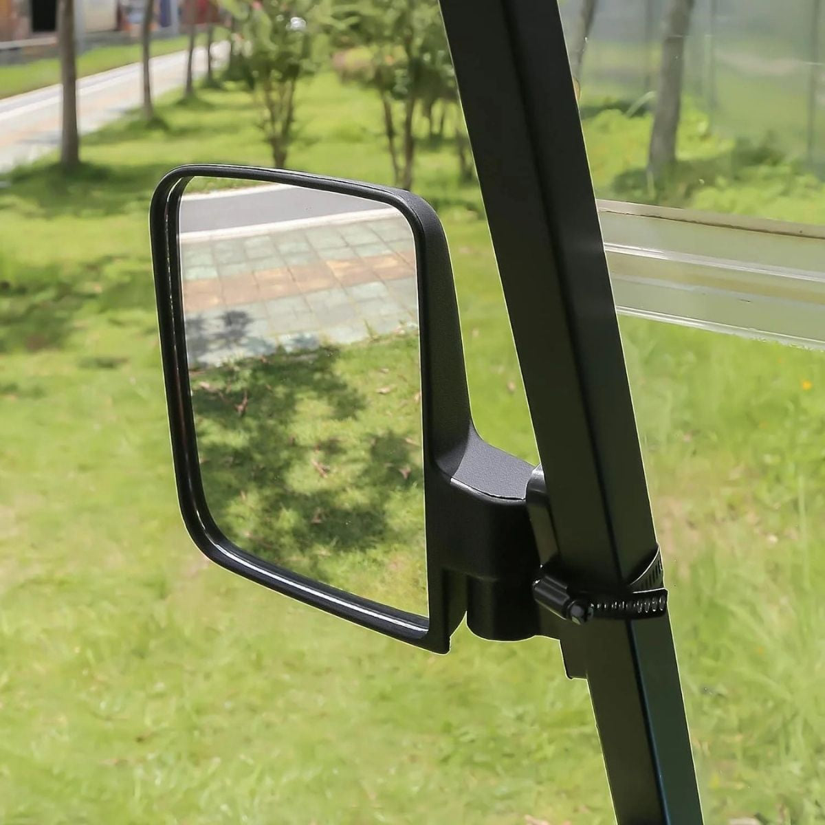 Golf Cart Side Mirrors without Blind Spot Mirrors Universal Secondary image