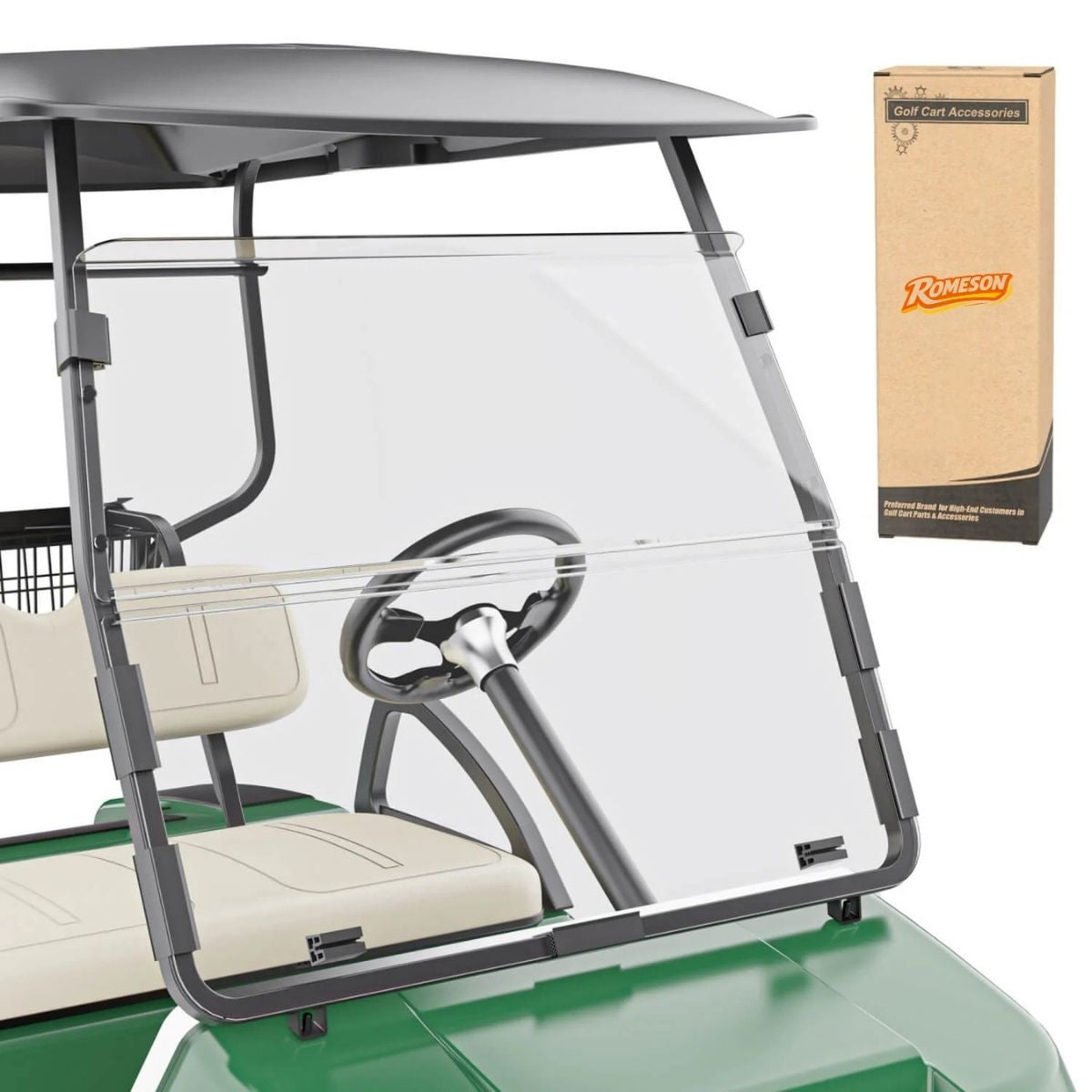 Acrylic Golf Cart Windshield for Club Car DS – 4mm Main image