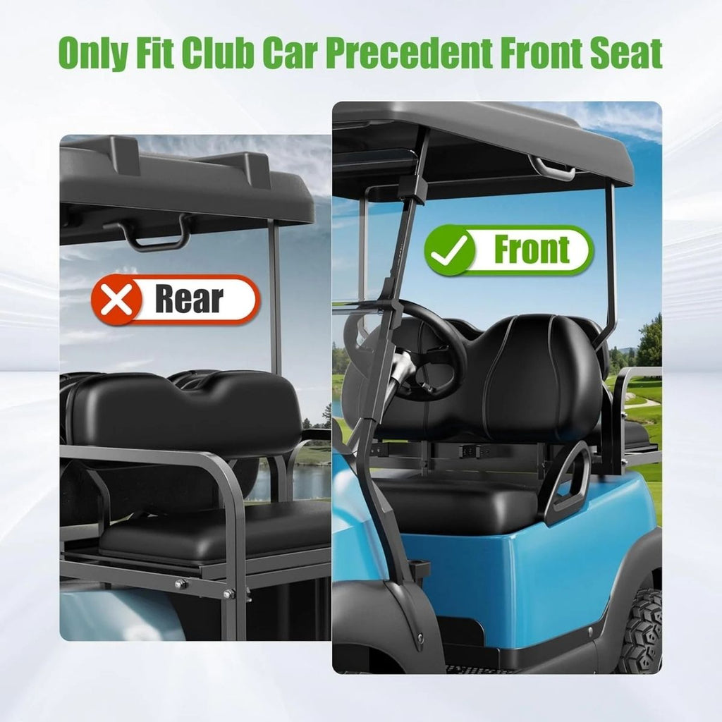 Golf Cart Front Seat and Backrest Set for Club Car Precedent