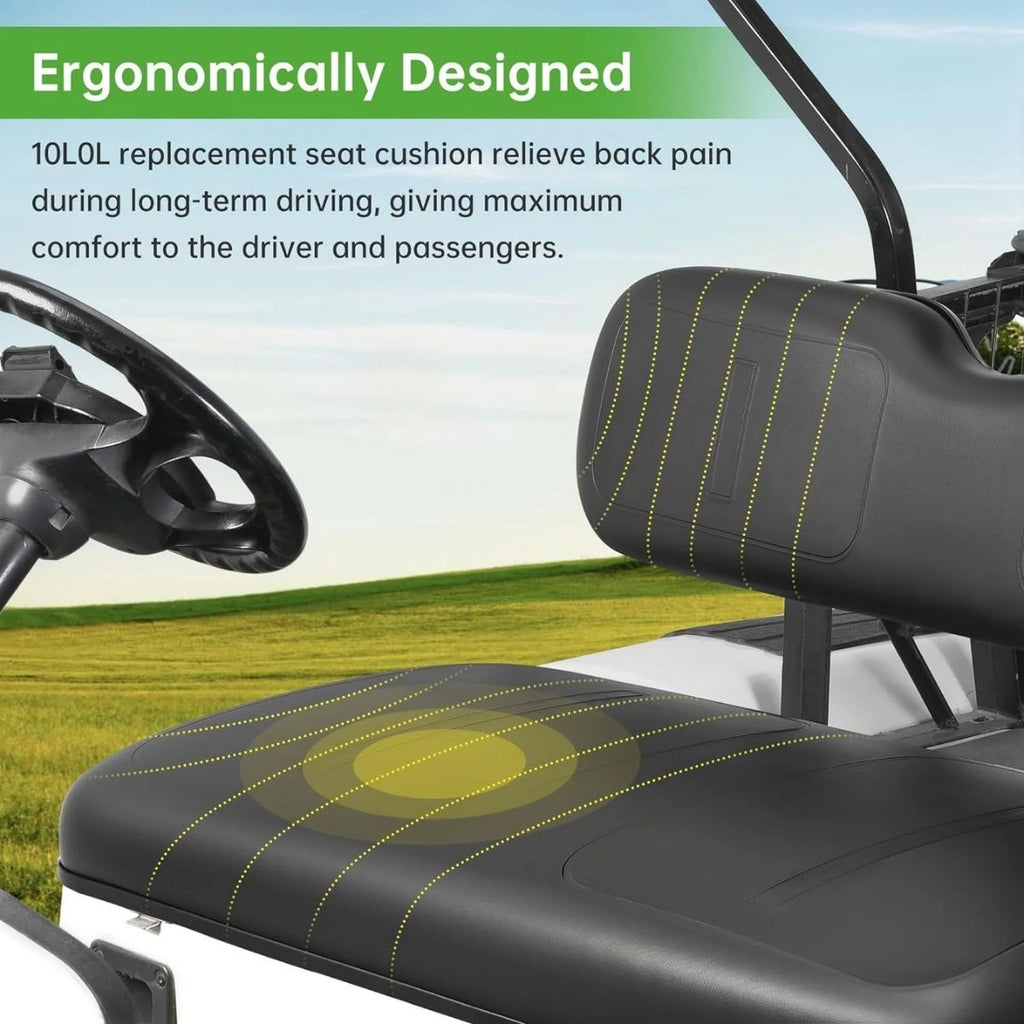 Golf Cart Front Seat and Backrest Factory Style Fits EZGO TXT