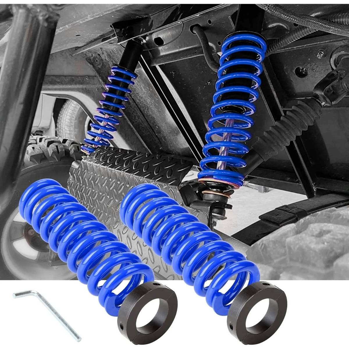 Golf Cart Rear Coil Spring Shocks Heavy Duty For Yamaha G14/G16/G19/G20/G22/G29 Drive 2007-2016 Secondary image