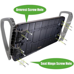 Golf Cart Front Seat and Backrest Set for Club Car Precedent