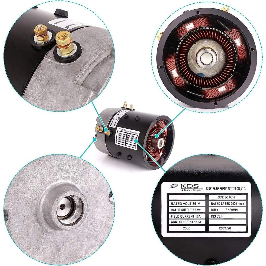 Golf Cart 36V Electric Separately-Excited Motor for EZGO TXT PDS