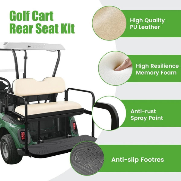 Golf Cart Folding Rear Seat Kit for EZGO RXV
