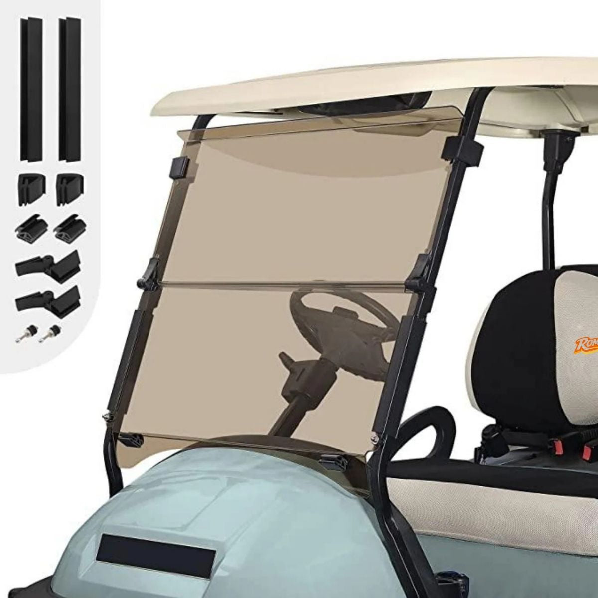 Golf Cart Windshield for Club Car Precedent 2004-Up Secondary image