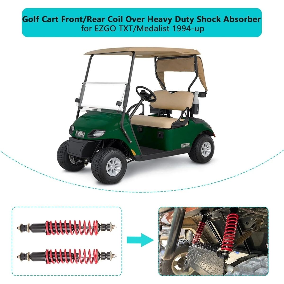 Golf Cart Heavy Duty Shock Absorber For EZGO TXT Medalist