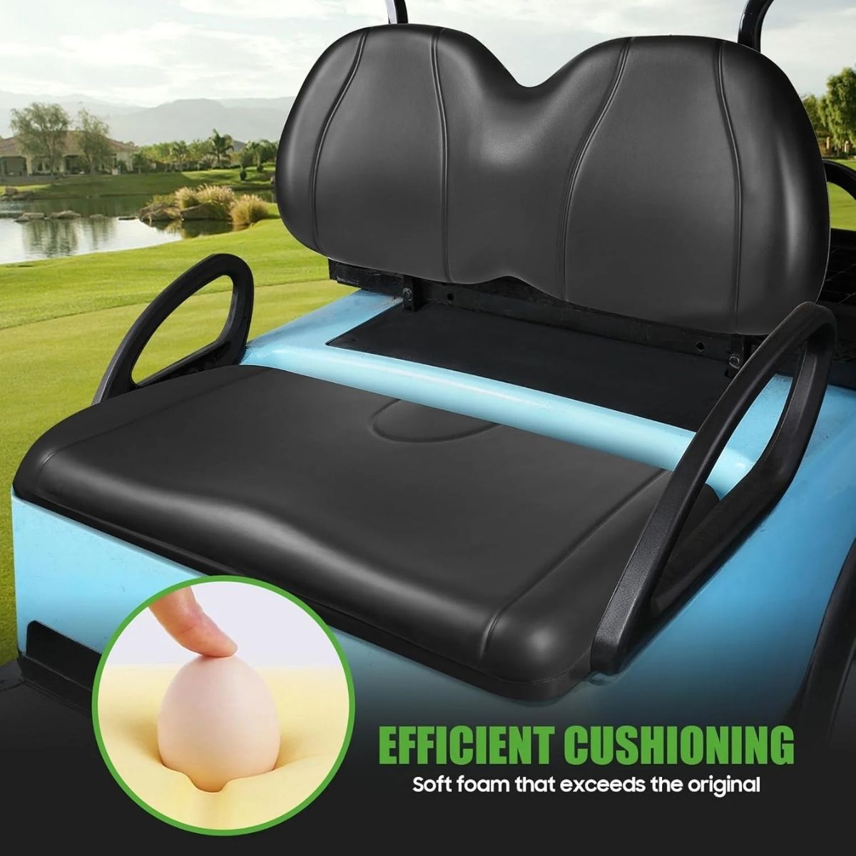 Golf Cart Front Seat and Backrest Set for Club Car Precedent