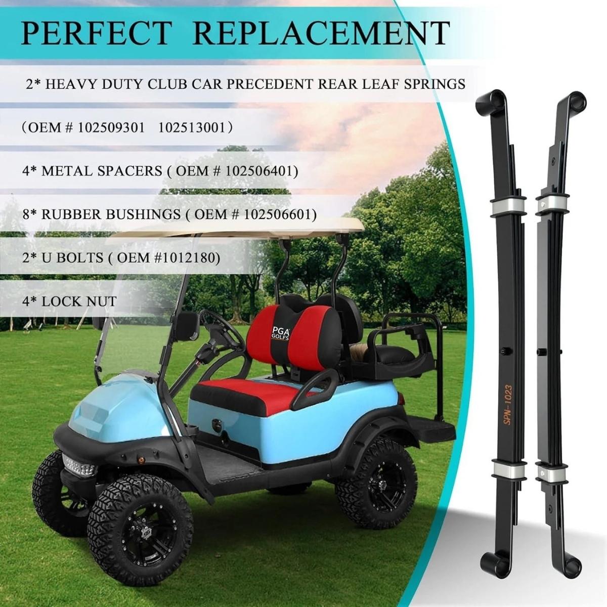 Golf Car Suspension Leaf Spring Kit for Club Car Precedent Secondary image