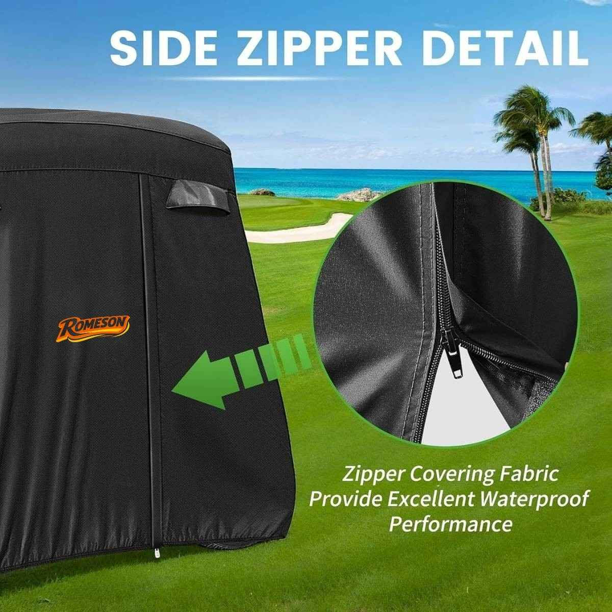 Golf Cart Cover for 2-4 passenger Waterproof Sunproof Universal