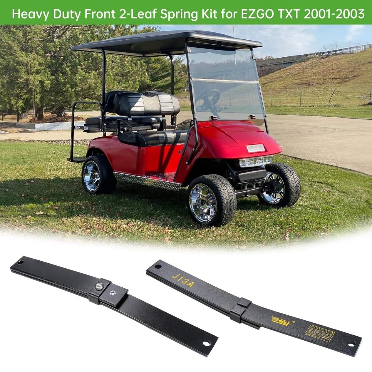 Golf Cart Front Leaf Spring Anti-Rust Only For EZGO TXT Secondary image