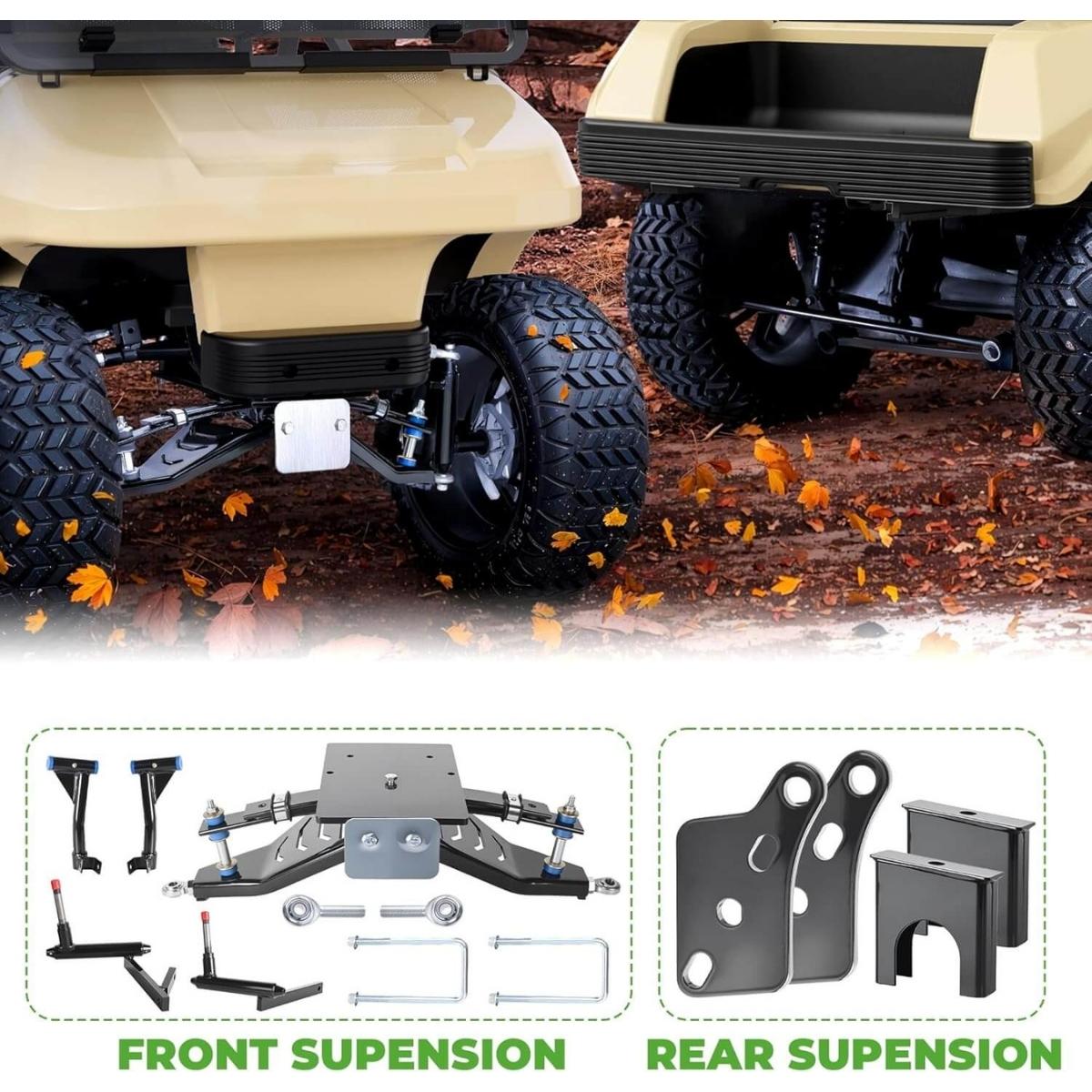 Golf Cart Lift Kit 6" Double A-Arm for Club Car DS Electric or Gas