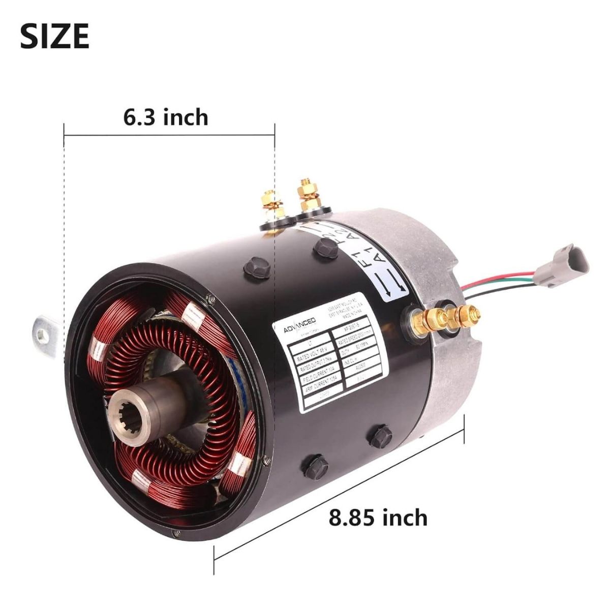 Golf Cart Electric Motor DC 48V 3.7KW for Club Car DS & Precedent 2001-up