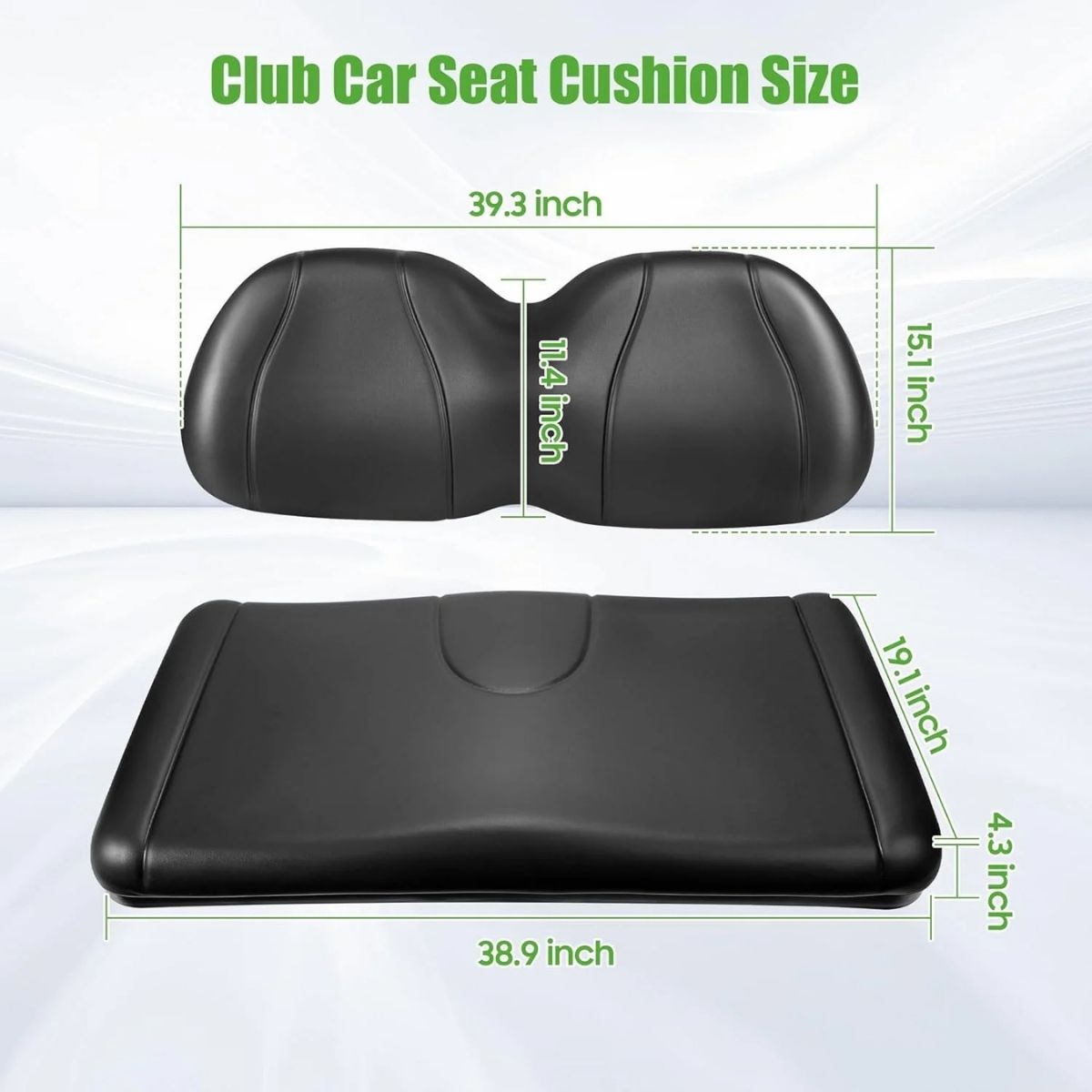 Golf Cart Front Seat and Backrest Set for Club Car Precedent