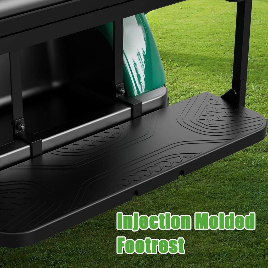 Golf Cart Rear Seat, Flip Folding Back Seat Kit Fits EZGO TXT
