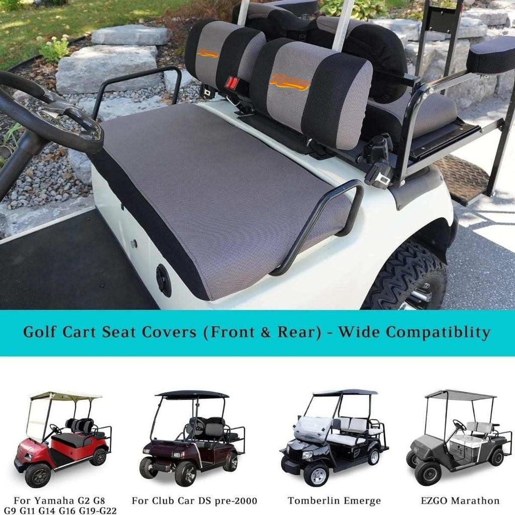 Golf Car Seat Cover Set for Yamaha G2-G22 and Club Car DS Pre-2000 Tomberlin Emerge