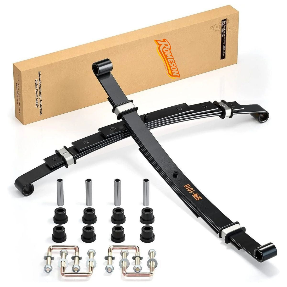 Golf Cart Rear Leaf Spring Kit Heavy Duty - 4-leaf Spring for EZGO TXT 1995-2013 Main image