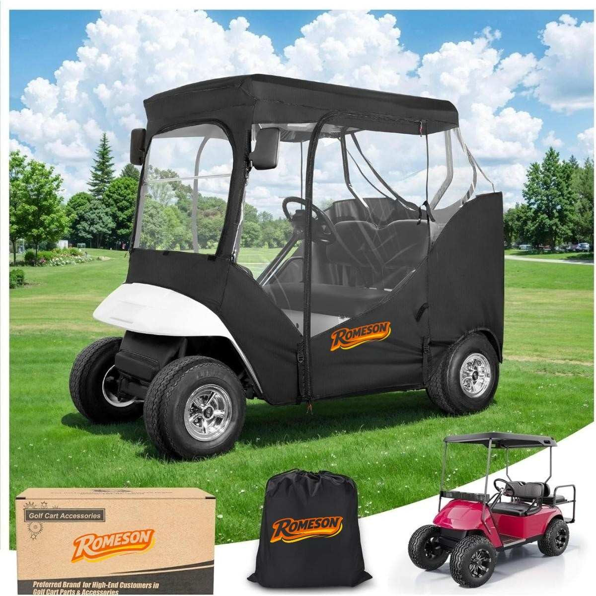 Golf Cart Enclosure for EZGO TXT & RXV 2 Passenger