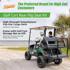 Back Seat for Golf Cart Yamaha G29/Drive 2007-2016 Flip-up Seat with Dual Function