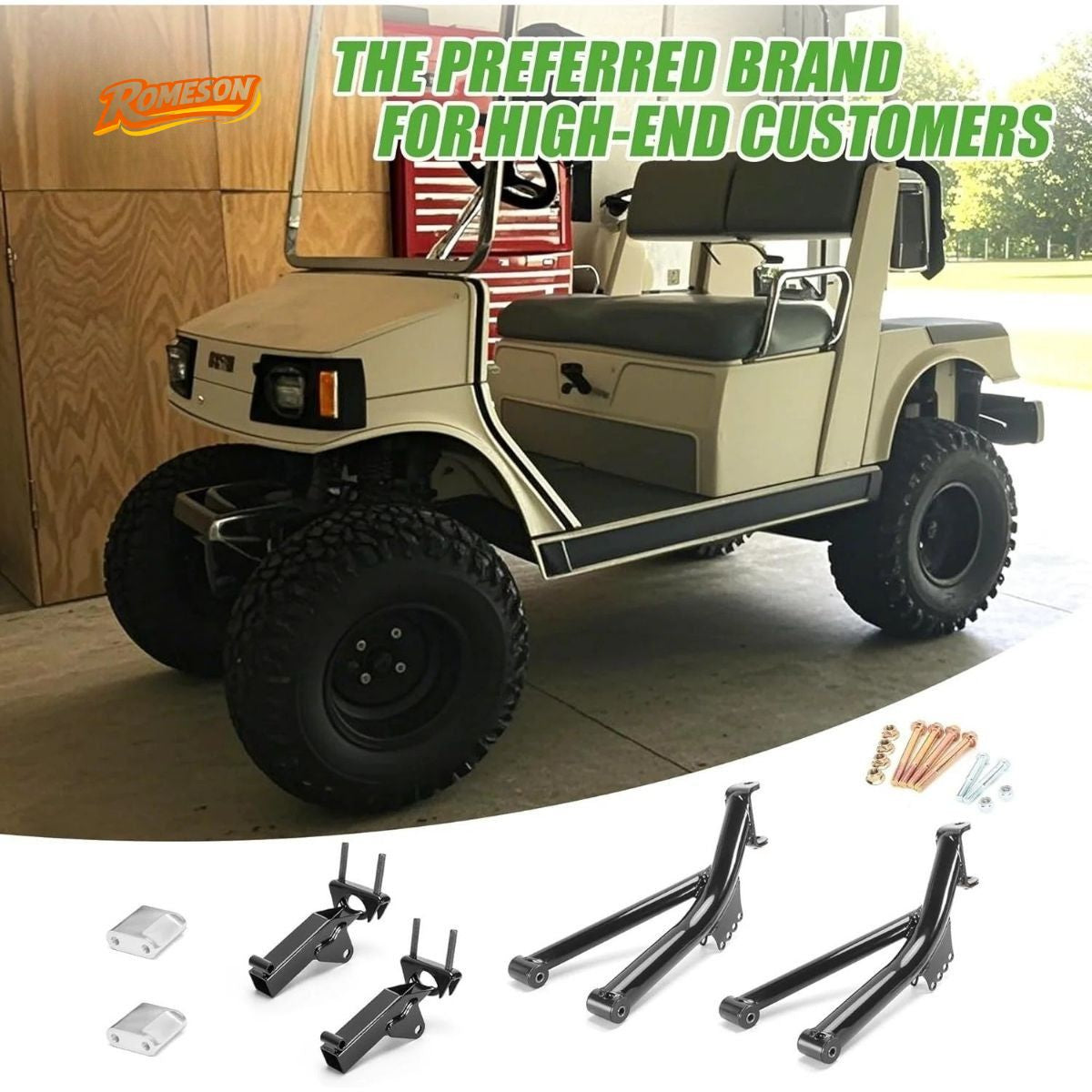 6" Heavy Duty Golf Cart A-Arm Lift Kit for Yamaha 1985-1994 G2/G9 Main image