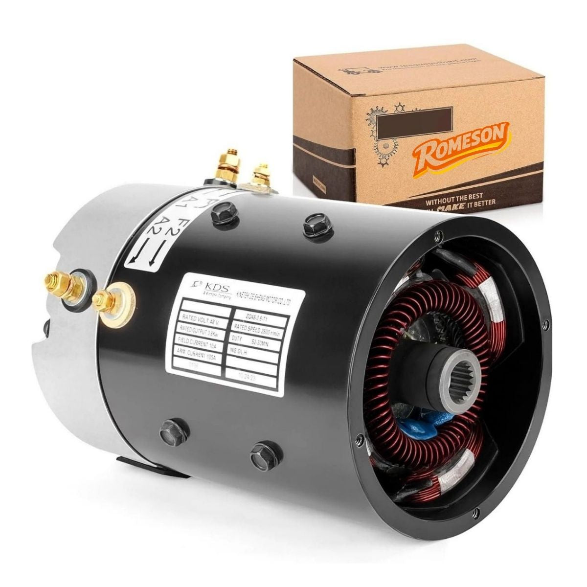 Golf Cart 48V Advanced Electric Motor for EZGO TXT 2010-Up/T48/ Freedom Main image