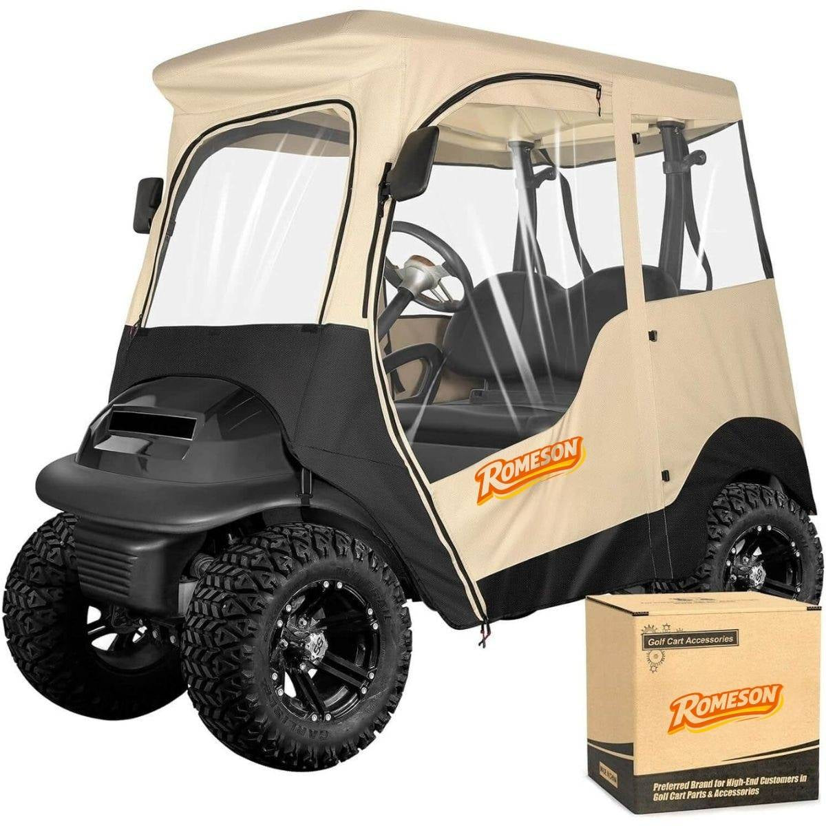 Golf Cart Enclosures for Club Car Precedent, Onward & Tempo  2 Passenger