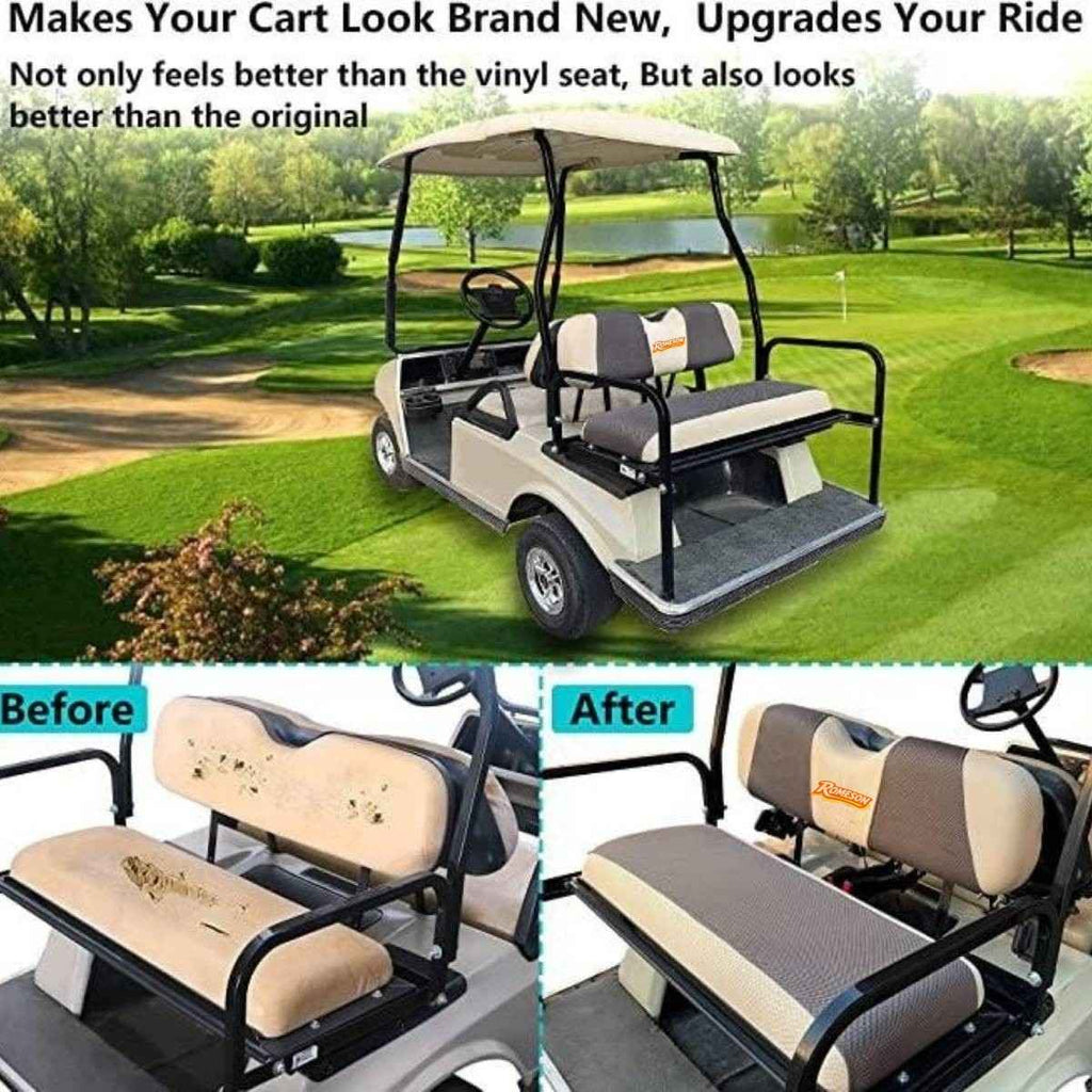 Golf Cart Rear Seat Covers for EZGO Club Car Yamaha Breathable Seat Cover