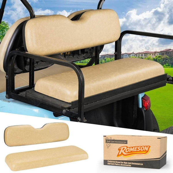 Deluxe Golf Cart Rear Seat Replacement Cushion Universal