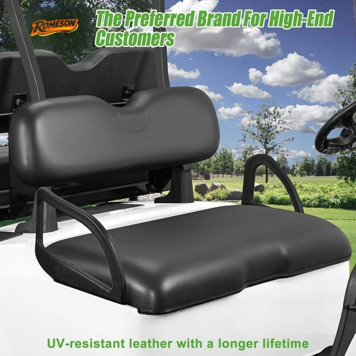 Golf Cart Seat and Back Kit for EZGO RXV 2008 Up Secondary image