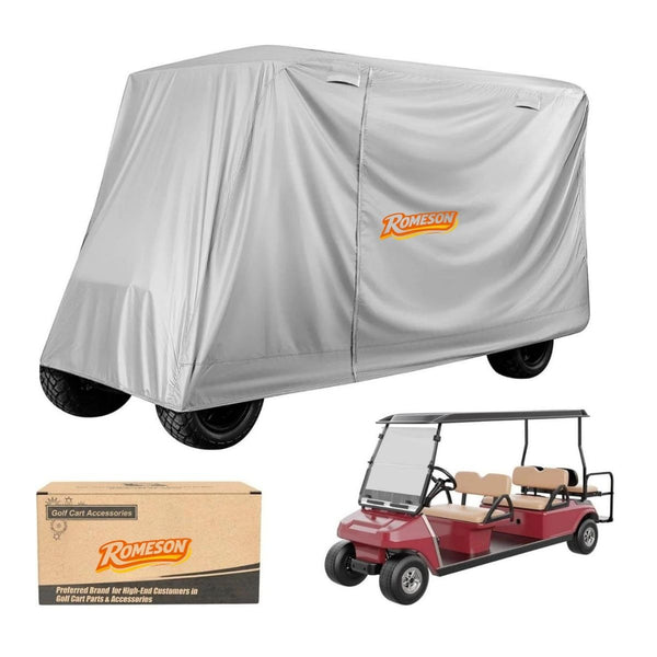 6 Seater Waterproof Golf Cart Cover 420D Oxford Cloth Universal