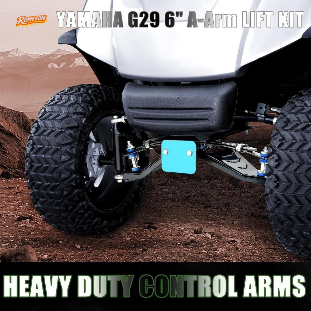 6" Golf Cart Lift Kit for Yamaha G29 Drive1 2007-2016 Electric Model