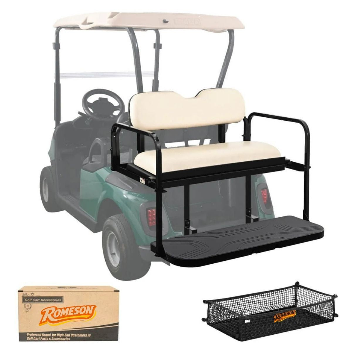Golf Cart Folding Rear Seat Kit for EZGO RXV