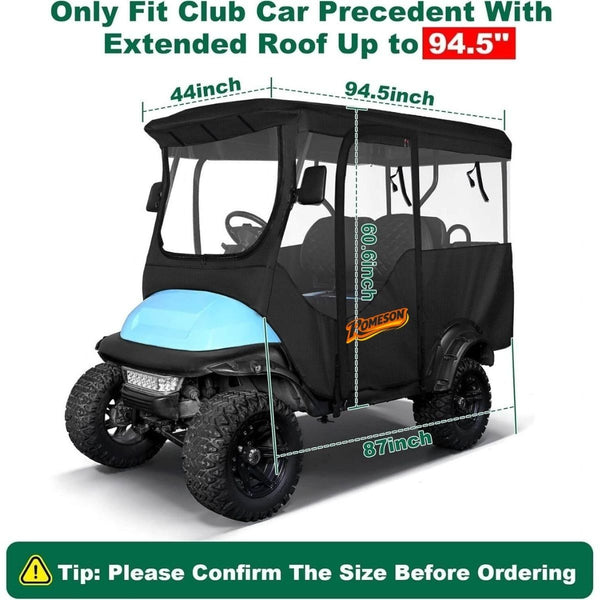 4 Passengers Golf Cart Enclosures for Club Car Precedent
