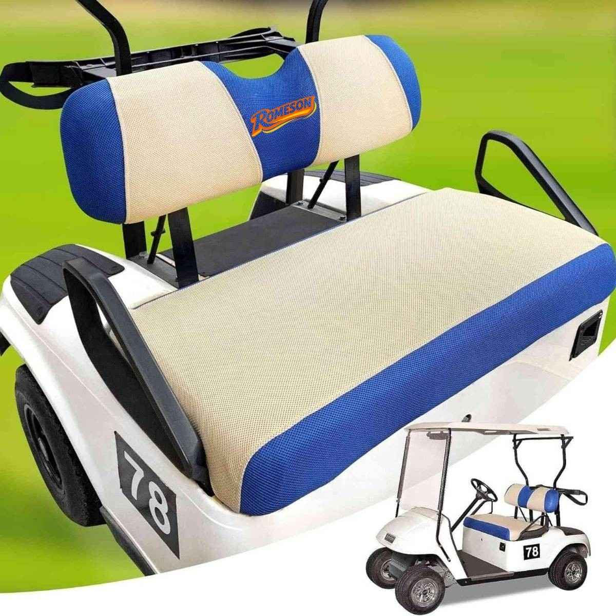 Premium Golf Cart Front Seat Covers for EZGO TXT RXV & Club Car DS 2000-up Main image