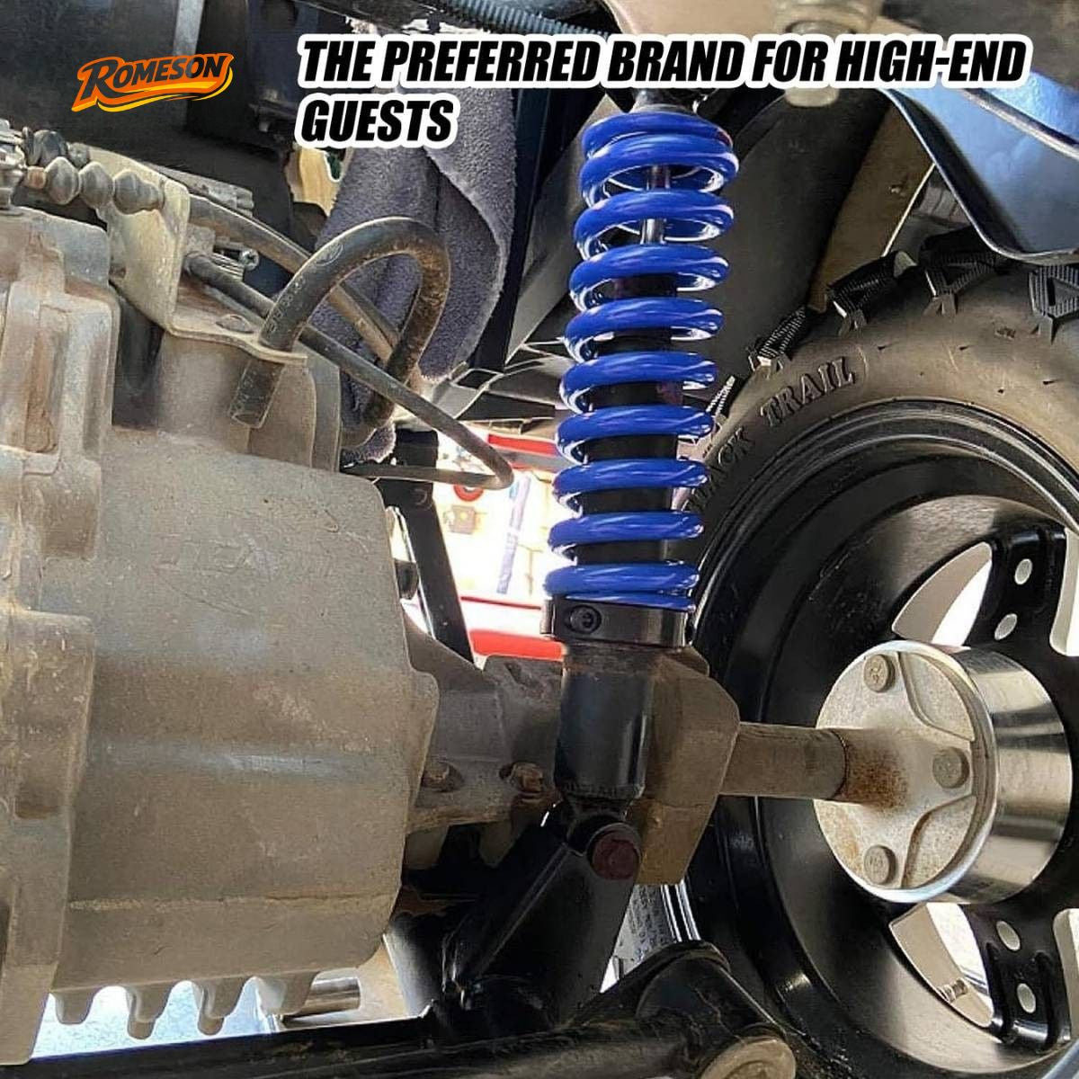 Golf Cart Rear Coil Spring Shocks Heavy Duty For Yamaha G14/G16/G19/G20/G22/G29 Drive 2007-2016
