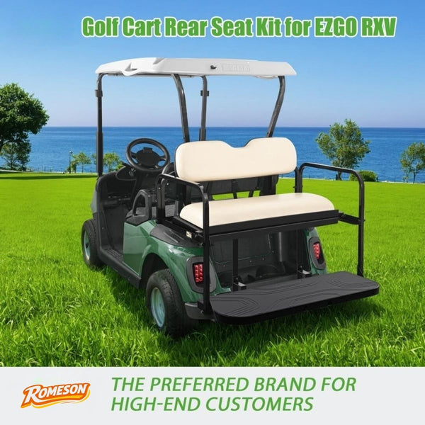 Golf Cart Folding Rear Seat Kit for EZGO RXV